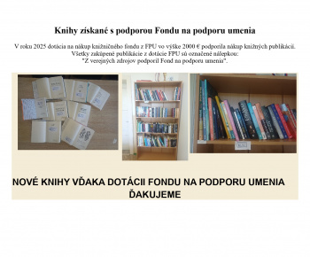 Aktuality /  Nové knihy v obecnej knižnici - foto