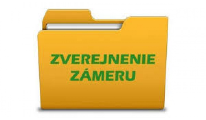 Zámer č. 01/2025 predať majetok obce z dôvodu hodného osobitného zreteľa vopred určenému záujemcovi