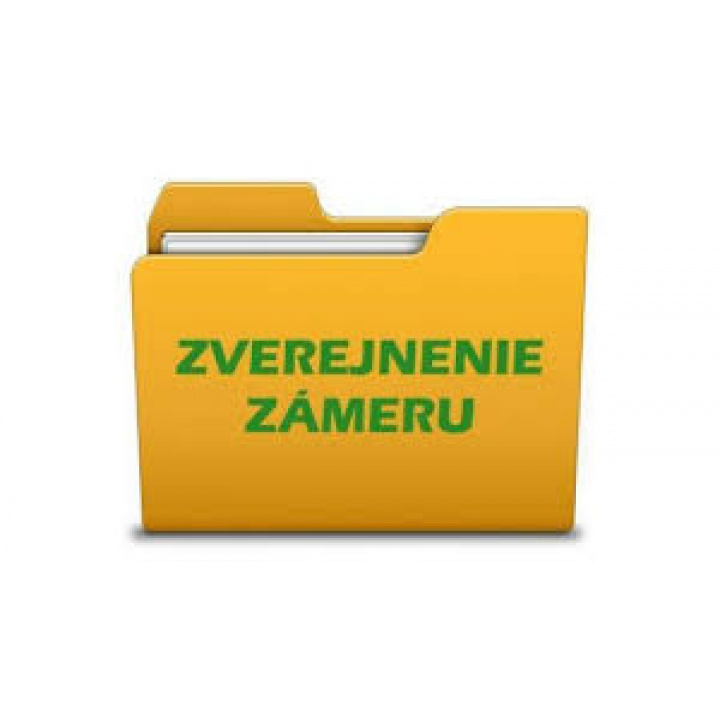 Zámer č. 01/2025 predať majetok obce z dôvodu hodného osobitného zreteľa vopred určenému záujemcovi